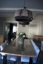 Hanglamp Rivièra Maison Groen 2X, Huis en Inrichting, Lampen | Hanglampen, Ophalen, Zo goed als nieuw, Stof, 75 cm of meer