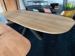 Licht Eiken Deens Ovale Tafel - 300x110, Ophalen, Gebruikt, 100 tot 150 cm, Eikenhout