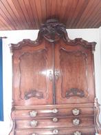 Antieke kabinetskast met Delftblauwe vazen, Antiek en Kunst, Antiek | Meubels | Kasten, Ophalen