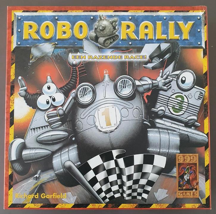 Robo Ralley 999 Games, Hobby en Vrije tijd, Gezelschapsspellen | Bordspellen, Zo goed als nieuw, Een of twee spelers, Drie of vier spelers