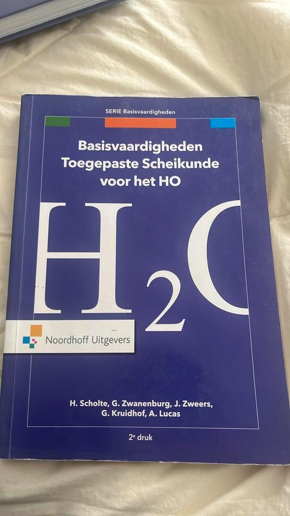 Basisvaardigheden toegepaste scheikunde voor het HO, Boeken, Wetenschap, Zo goed als nieuw, Ophalen of Verzenden