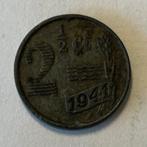 2,5 cent zink Nederland 1941, Ophalen of Verzenden, 5 cent