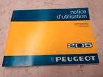 Peugeot 205 1983 1984 1985 instructieboekje gl gr sr gt, Auto diversen, Handleidingen en Instructieboekjes, Ophalen of Verzenden