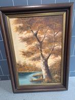 Heel mooi  schilderij breed 82 hoogte 110, Ophalen of Verzenden