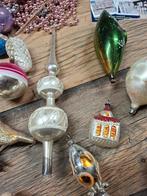Oude Kerstversiering Glas - Hele Doos Vol € 30,-, Ophalen, Gebruikt, Versiering, Kerst of Sinterklaas
