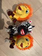 2x Lidl Safari Mini zebra&Leeuw (2x) Knuffels, Ophalen of Verzenden, Zo goed als nieuw, Overige typen