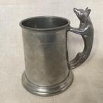 tinnen beker met een wolf, Ophalen of Verzenden