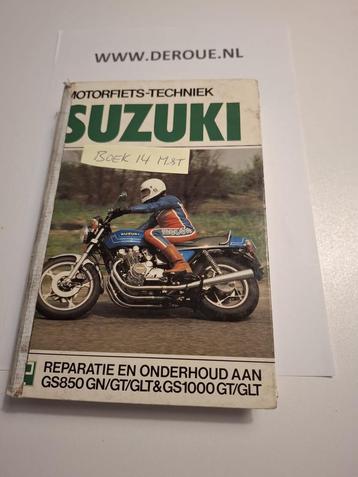 BOEK 14 MOTORFIETS & TECHNIEK SUZUKI GS850    GS1000 beschikbaar voor biedingen