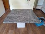 Tafel natuurstenen blad graniet marmer steen 120 x 110, Ophalen, Rond, Zo goed als nieuw, Vijf personen of meer