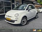 Fiat 500 CABRIO | COGNAG-LEDER | AIRCO | PARK.SENS, Euro 5, 86 pk, Gebruikt, Lederen bekleding