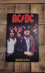 ACDC Highway to hell reclamebord van metaal wandbord deco, Info@deconoord.nl, Deco Noord, Nieuw, Ophalen of Verzenden