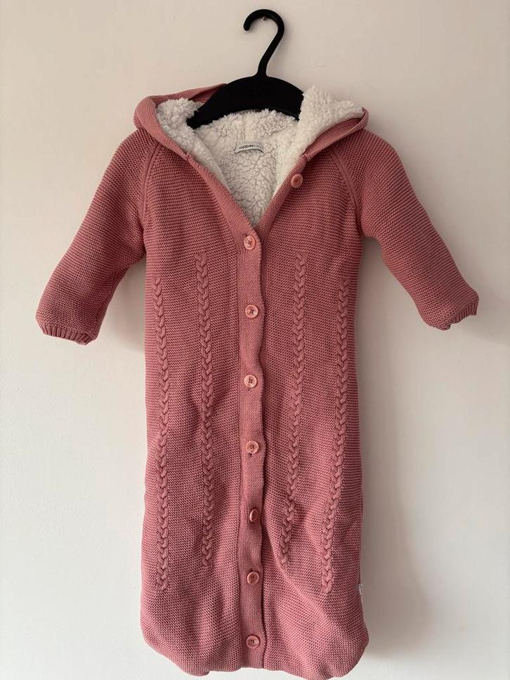 Noppies voetenzak, Kinderen en Baby's, Babykleding | Maat 56, Zo goed als nieuw, Meisje, Jasje, Ophalen of Verzenden