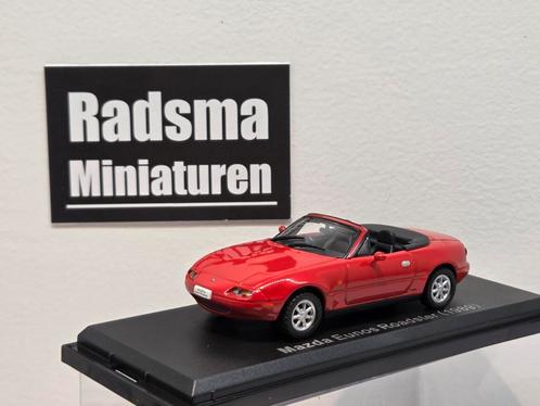 Mazda MX-5 NA Eunos - rood - 1:43 Norev Japan Collection, Hobby en Vrije tijd, Modelauto's | 1:43, Nieuw, Auto, Norev, Ophalen of Verzenden