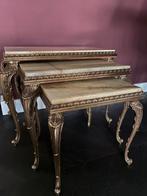 Vintage Minitafels - Set van 3, Huis en Inrichting, Tafels | Sidetables, Ophalen, Gebruikt, Minder dan 50 cm, Italiaans