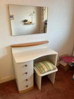 kaptafel met spiegel en stoel, Ophalen, Minder dan 50 cm, Gebruikt, 100 tot 150 cm