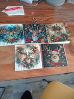 Diamond Painting kerst kaarten, Antiek en Kunst, Ophalen of Verzenden