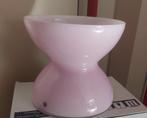 Roze Ikea diabolo vaas opaalglas Anne Nilsson, Overige kleuren, Ophalen of Verzenden, Minder dan 50 cm, Glas