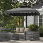 Zweefparasol Stijlvolle Stokparasol  & Verstelbaar, Kantelbaar, Nieuw, Stokparasol, 2 tot 3 meter