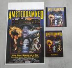 AMSTERDAMNED filmposter + single+ boek, Ophalen, Zo goed als nieuw, A1 t/m A3, Film en Tv