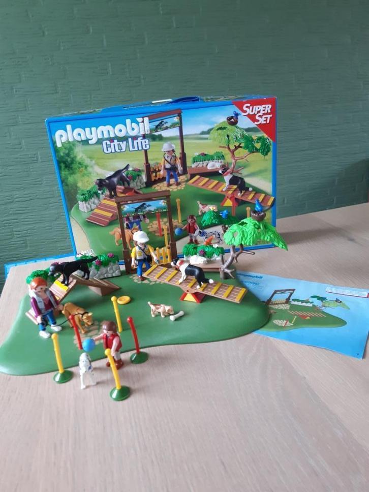 playmobil leuke set hondenschool, Kinderen en Baby's, Speelgoed | Playmobil, Zo goed als nieuw, Complete set, Ophalen