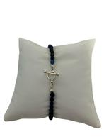 Lapis en sodaliet armbandje met zilver kapittelslot, L 20cm, ., Nieuw, ., Met edelsteen
