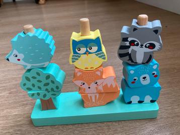 Houten Stapeltoren Dieren €3,— beschikbaar voor biedingen