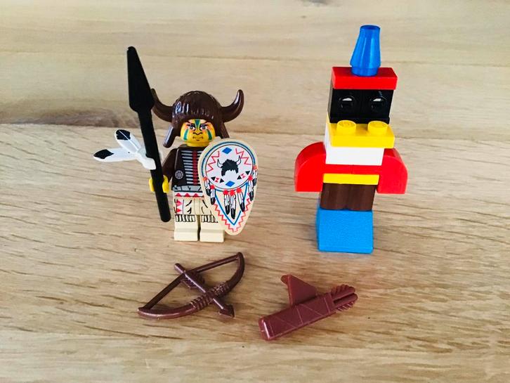 LEGO western 2845, indian chief, indianen opperhoofd, Kinderen en Baby's, Speelgoed | Duplo en Lego, Zo goed als nieuw, Lego, Complete set