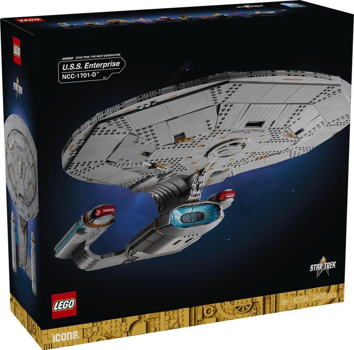 Lego icons 10356 U.S.S Enterprise nieuw en gesealed in doos, Kinderen en Baby's, Speelgoed | Duplo en Lego, Nieuw, Lego, Complete set