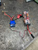 Traxxas XL-5 regelaar met Traxxas NiMH accu en lader, Elektro, Gebruikt, Onderdeel, Ophalen