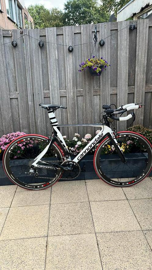 Cannondale Slice carbon tijdrit/triathlon fiets in maat 42, Fietsen en Brommers, Fietsen | Racefietsen, Gebruikt, Overige merken