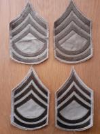 US Army rangtekens 1st sergeant €5,-, Verzamelen, Ophalen of Verzenden, Landmacht, Amerika, Embleem of Badge