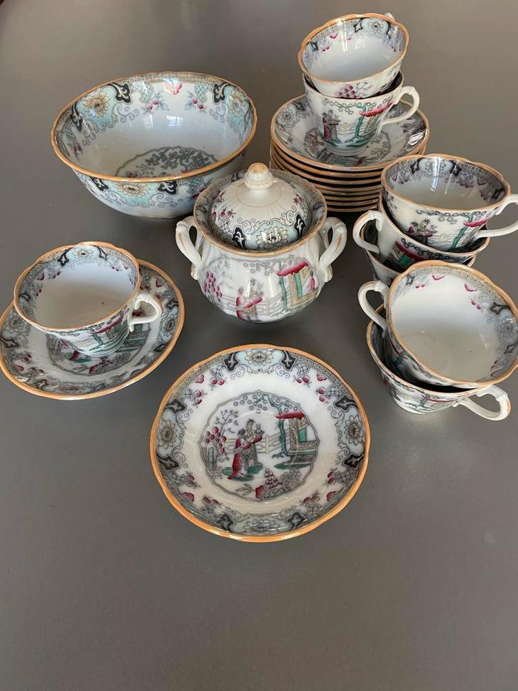 Petrus Regout Canton Servies, Antiek en Kunst, Antiek | Servies compleet, Ophalen