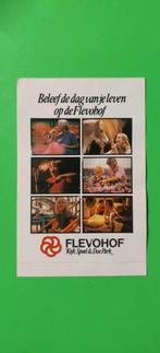 Flevohof vintage sticker, Verzamelen, Ophalen of Verzenden, Zo goed als nieuw