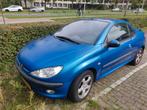 Peugeot 206 1.6 16V CC 2002 Blauw, Auto's, Peugeot, Voorwielaandrijving, Zwart, 4 cilinders, Cabriolet