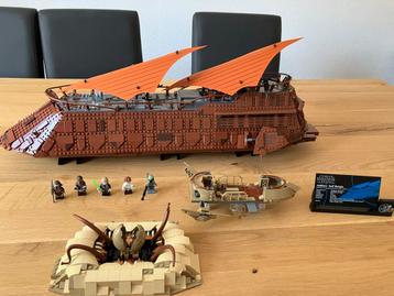 Lego Star Wars Jabba's Sail Barge 75020 + Desert Skiff 75396 beschikbaar voor biedingen