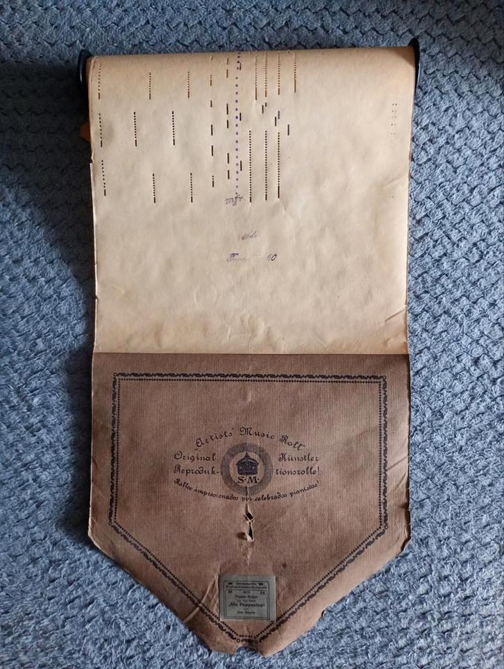 Artist Music Roll - Die Puppenfee - Jos. Bayer, Muziek en Instrumenten, Bladmuziek, Gebruikt, Overige soorten, Klassiek, Piano