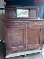 Vintage  Arte Nouveau , Art Deco Walnoot Houten Kastje, Antiek en Kunst, Antiek | Meubels | Kasten, Ophalen