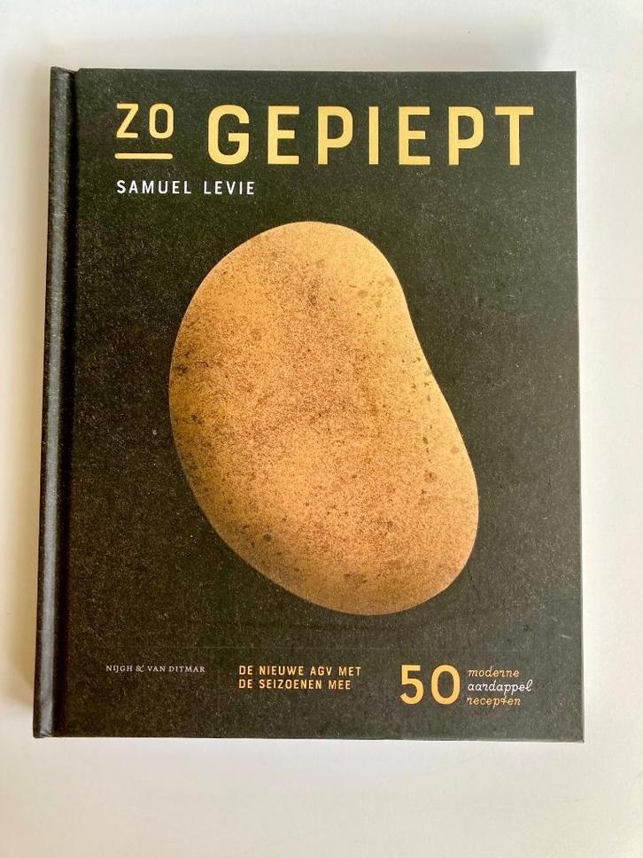 Zo gepiept  Samuel Levie 50 moderne aardappel recepten, Boeken, Kookboeken, Zo goed als nieuw, Ophalen of Verzenden