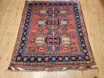 Vintage handgeknoopt oosters tapijt kazak 200x161, Huis en Inrichting, Stoffering | Tapijten en Kleden, Info@SlatsAntiek.nl, Tweedehands