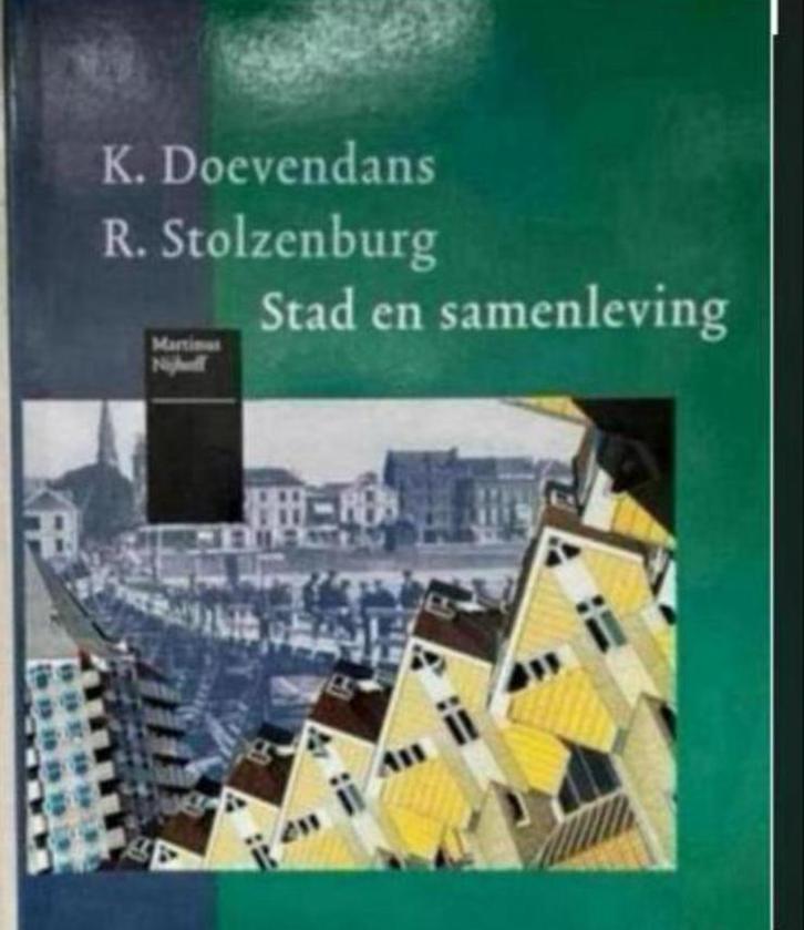 Stad en samenleving - Doevendans & Stolzenburg, Boeken, Politiek en Maatschappij, Nieuw, Maatschappij en Samenleving, Europa, Ophalen of Verzenden