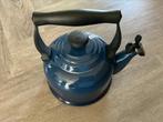 Le Creuset Fluitketel, Blauw, Ophalen of Verzenden