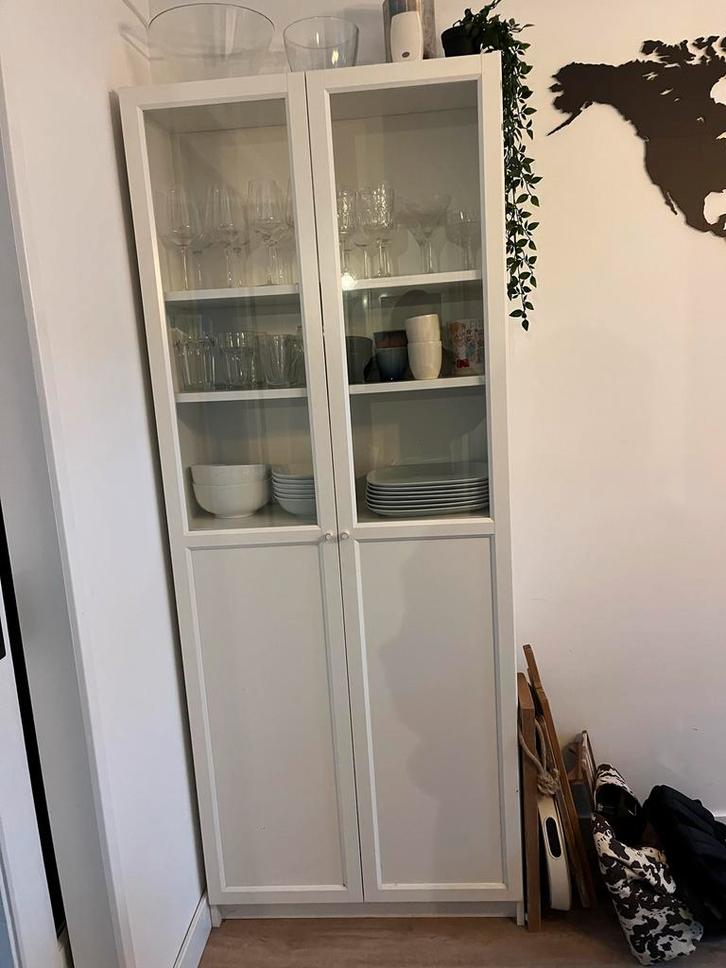servieskast (BILLY kast) - 200x79x30 cm, Huis en Inrichting, Kasten | Vitrinekasten, Gebruikt, 200 cm of meer, 50 tot 100 cm, 25 tot 50 cm