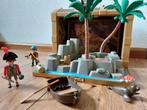 playmobilset met 100 poppetjes, schip en schatkist, Complete set, Gebruikt, Ophalen
