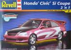 Bouwdoos Honda Civic Coupe 2n1 Revell, Hobby en Vrije tijd, Modelbouw | Auto's en Voertuigen, Auto, Revell, Groter dan 1:32, Nieuw