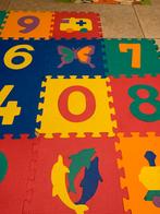 Speelkleed puzzel foam met cijfers en vormen, Ophalen of Verzenden, Gebruikt, Puzzelen