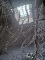 Als nieuw 2x vitrage kant en klare gordijnen, Huis en Inrichting, Stoffering | Gordijnen en Lamellen, 200 cm of meer, Wit, Ophalen of Verzenden