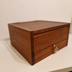 Vintage nachtkastje wandplank teakhout zwevend kastje, Kolibrivintagehal@gmail.com, Gebruikt, Minder dan 45 cm, Aaldertgeertsstraat 43 Olst