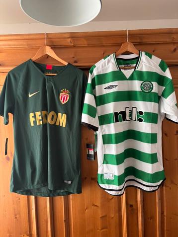 As monaco nike and celtic umbro kits bnwt L beschikbaar voor biedingen