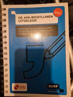 APA-Richtlijnen Uitgelegd - Handleiding Bronvermelding, Ophalen of Verzenden, Zo goed als nieuw, HBO, Onbekend