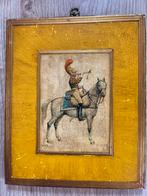Klassiek Schilderij Trompettist te Paard, Ophalen of Verzenden